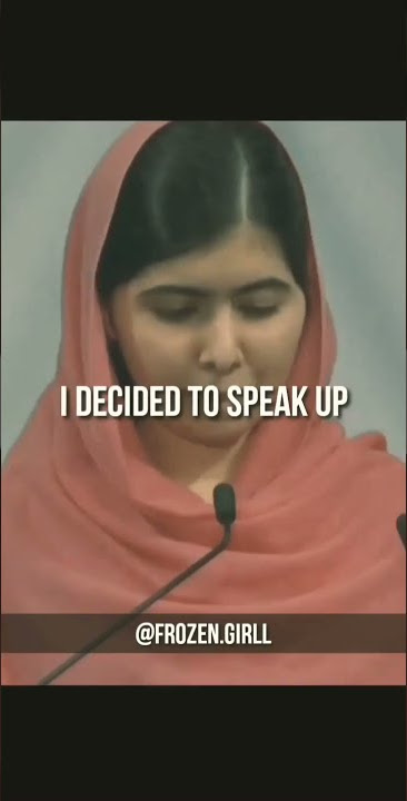 Malala yousafzai inspiring words🔥🔥-#malalayousafzai,#freedom,#shorts,#independentwoman.