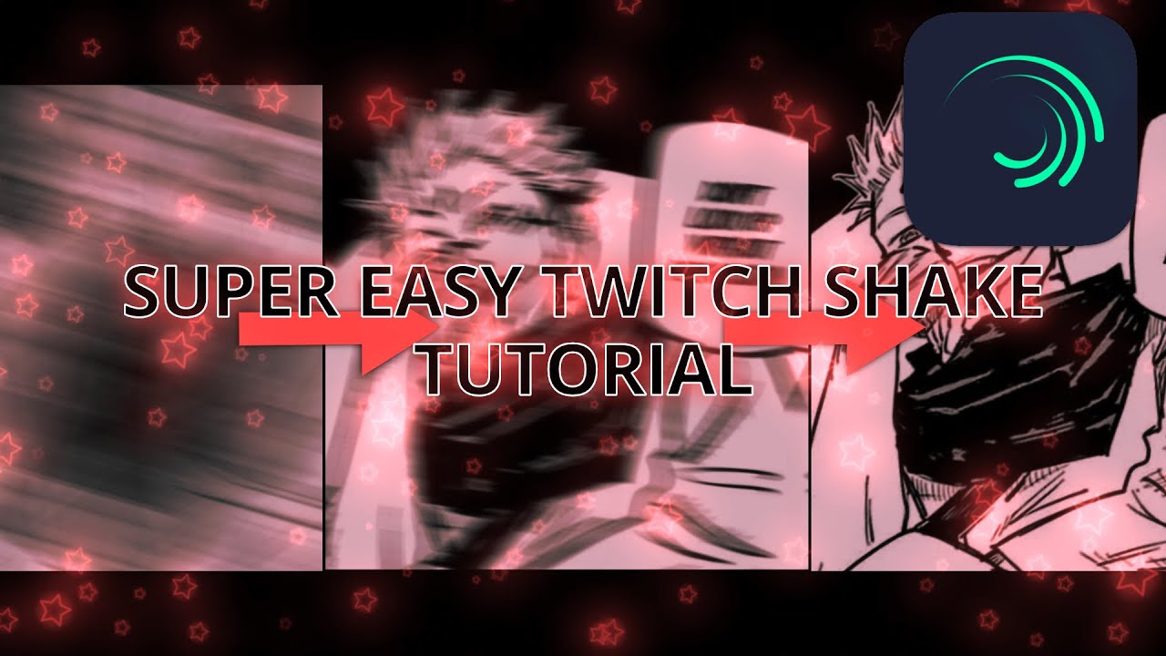 SUPER EASY TWITCH/BADASS SHAKE TUTORIAL | Alight Motion Free - YouTube