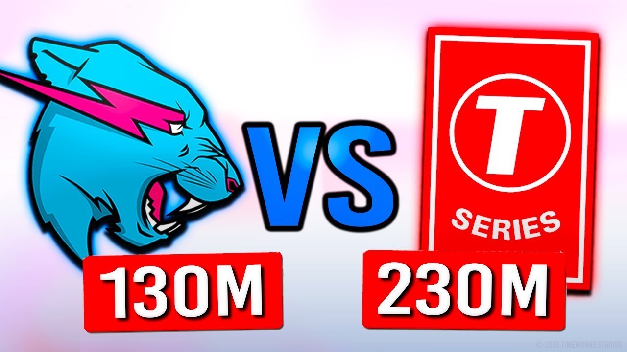 mr beast vs t-series live sub count - YouTube