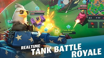 PvPets: Tank Battle Royale Gameplay Walkthrough Part 1 - (iOS, Android) first look!