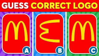 Guess The Correct Logo 🤔✅ | 60 Famous Logos | Logo Quiz 2026