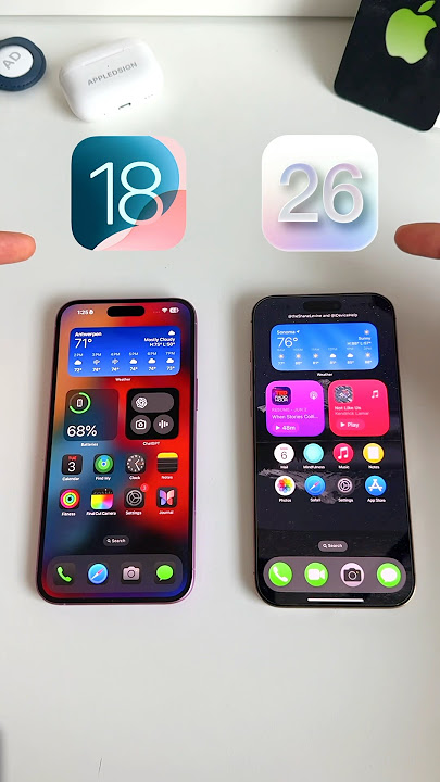 iOS 18 vs iOS 26 - A Dramatic Change!