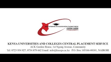 How to Check KUCCPS placement after first revision of courses, 2019