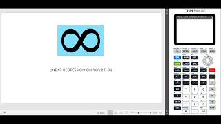 Chapter 6-8 Linear Regression Using Your TI-84