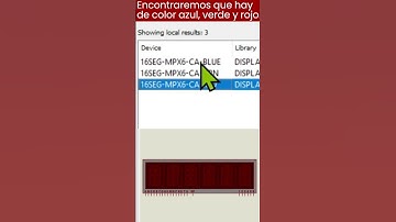 Cómo encontramos?? UN DISPLAY 16 SEGMENTOS | MULTIPLEXADO X6 | DE ÁNODO COMÚN - PROTEUS