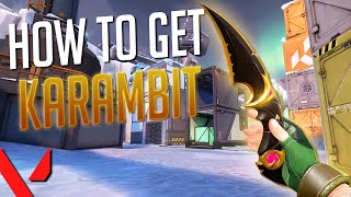 How To Unlock The New Karambit In Valorant Youtube