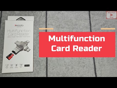 UNBOXING Multifunction Card Reader and Testing