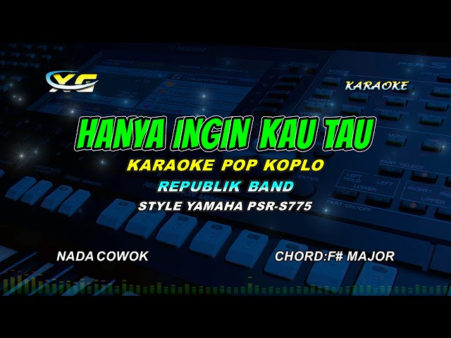 HANYA INGIN KAU TAHU - REPVBLIK KARAOKE KOPLO NADA COWOK - (Ku Telah Miliki Rasa Indahnya Perihku) class=