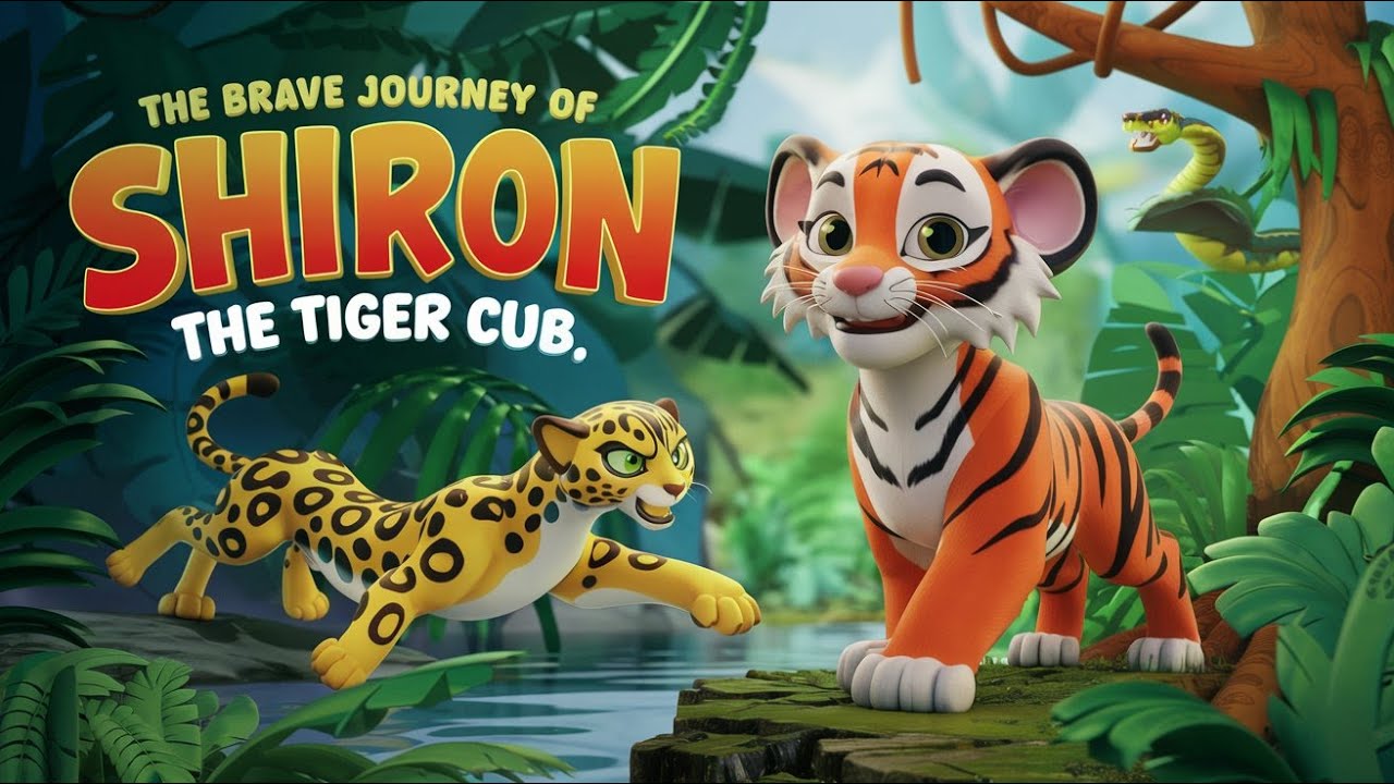 The Brave Journey of Shiron the Tiger Cub | Jungle Adventure Story for Kids"