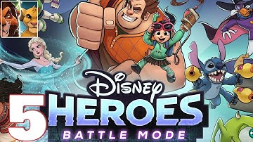 Disney Heroes: Battle Mode - Gameplay Walkthrough Part 5 (iOS, Android)