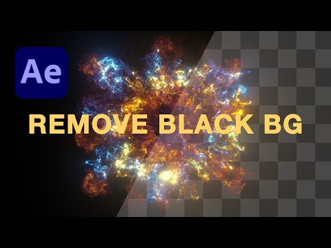 After Effects: Remove Black Background (Unmult)