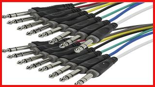 Monoprice 8-Channel 1/4 Inch TRS Snake Cable: Streamline Your Audio Setup
