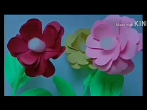  Cara  membuat  bunga  dari  kertas  karton  YouTube