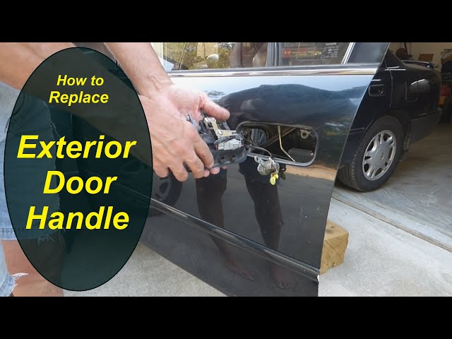 How to Replace Exterior Car Door Handle 92-96 Toyota Camry - Complete  Instructions 