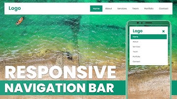 Responsive Navigation Bar | Html CSS