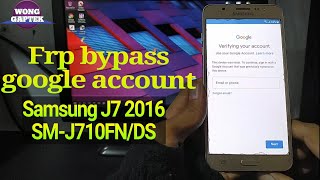 Lupa akun google samsung J7 2016 || Frp Bypass Samsung SM-J710FN (J7 2016) with free tool