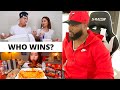 ASIAN PEOPLE VS AMERICAN PEOPLE, FIRE NOODLE CHALLENGE | WHO ATE IT BETTER? | REACTION