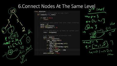 6.Connect nodes at same level  | Tree | Python | GFG | Must Do Coding Interview Questions
