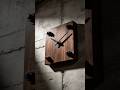 Luxurious industrial wall clock, turn scrap wood and rusty bolts! 🛠️
