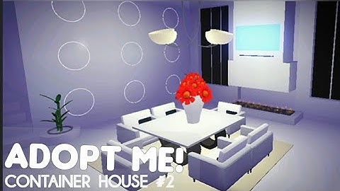 Adopt me! CONTAINER HOUSE 1st floor -  Speed Build Ideas & Building Hacks | Donuts Bloxy