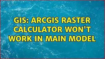 GIS: ArcGIS Raster Calculator won