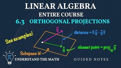 Master Orthogonal Projections Onto Subspaces: Closest Points and Distances