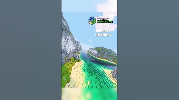 Thumbnail of Minecraft: Distant Horizons MOD with Vibrant Visuals #shorts