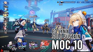 E0 Lynx Solo Sustain Jing Yuan team - MoC 10  | Honkai Star Rail