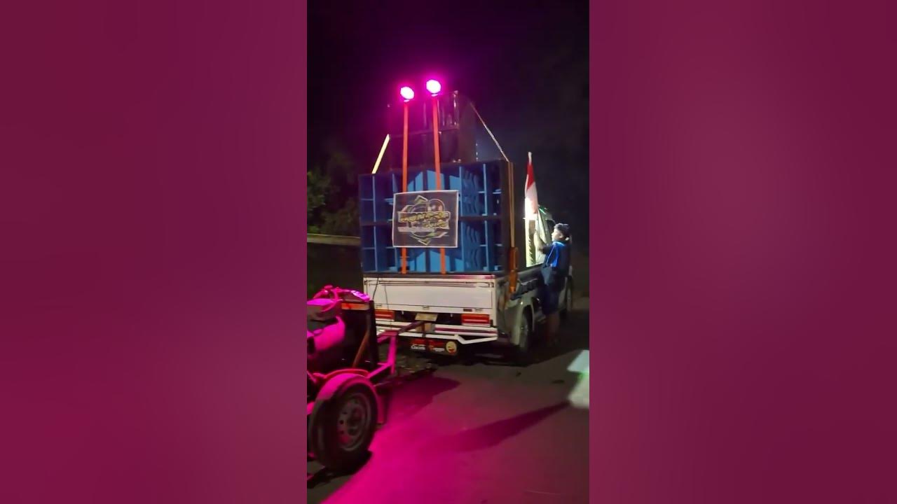 Sound horeg naik pickup malam takbir keliling 2025