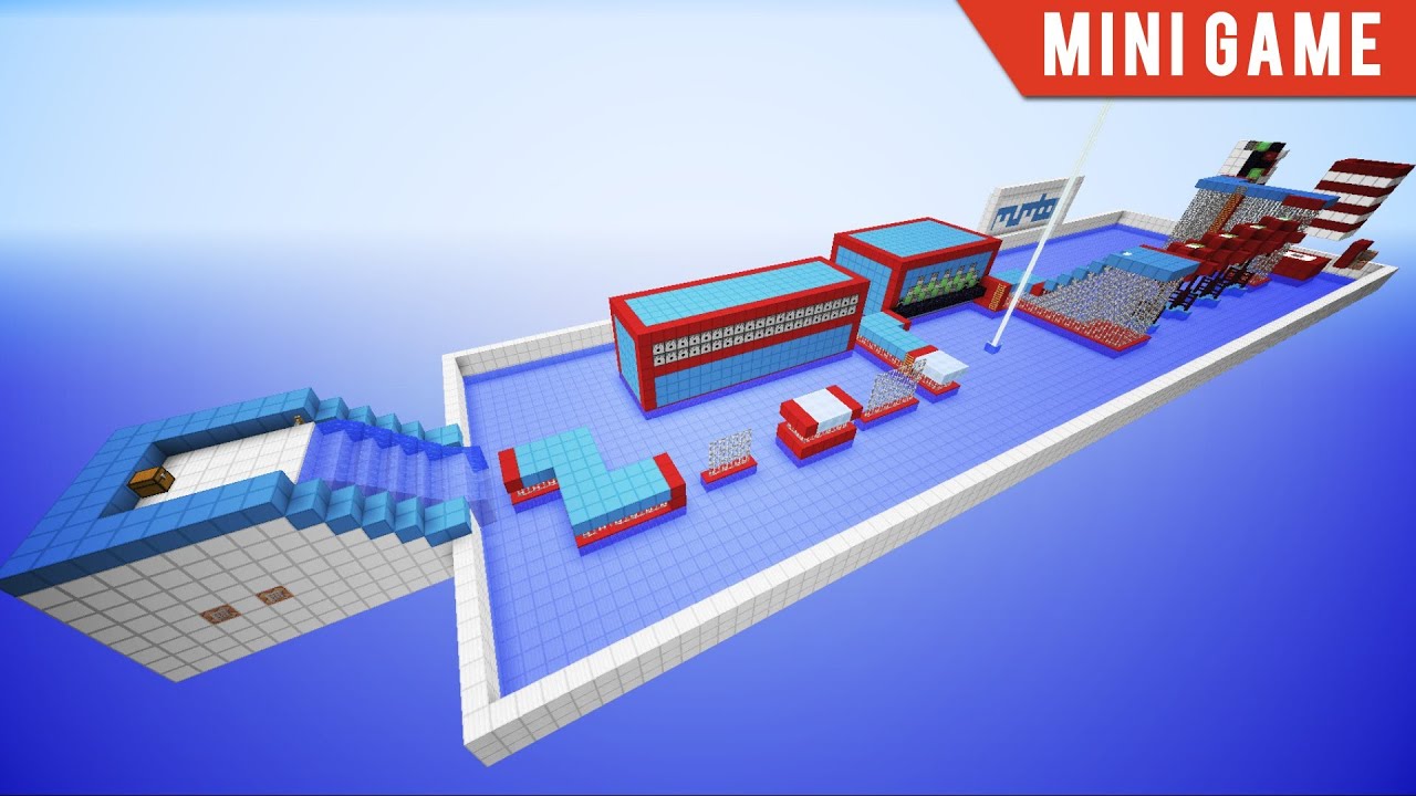 Total wipeout in minecraft mini game youtube