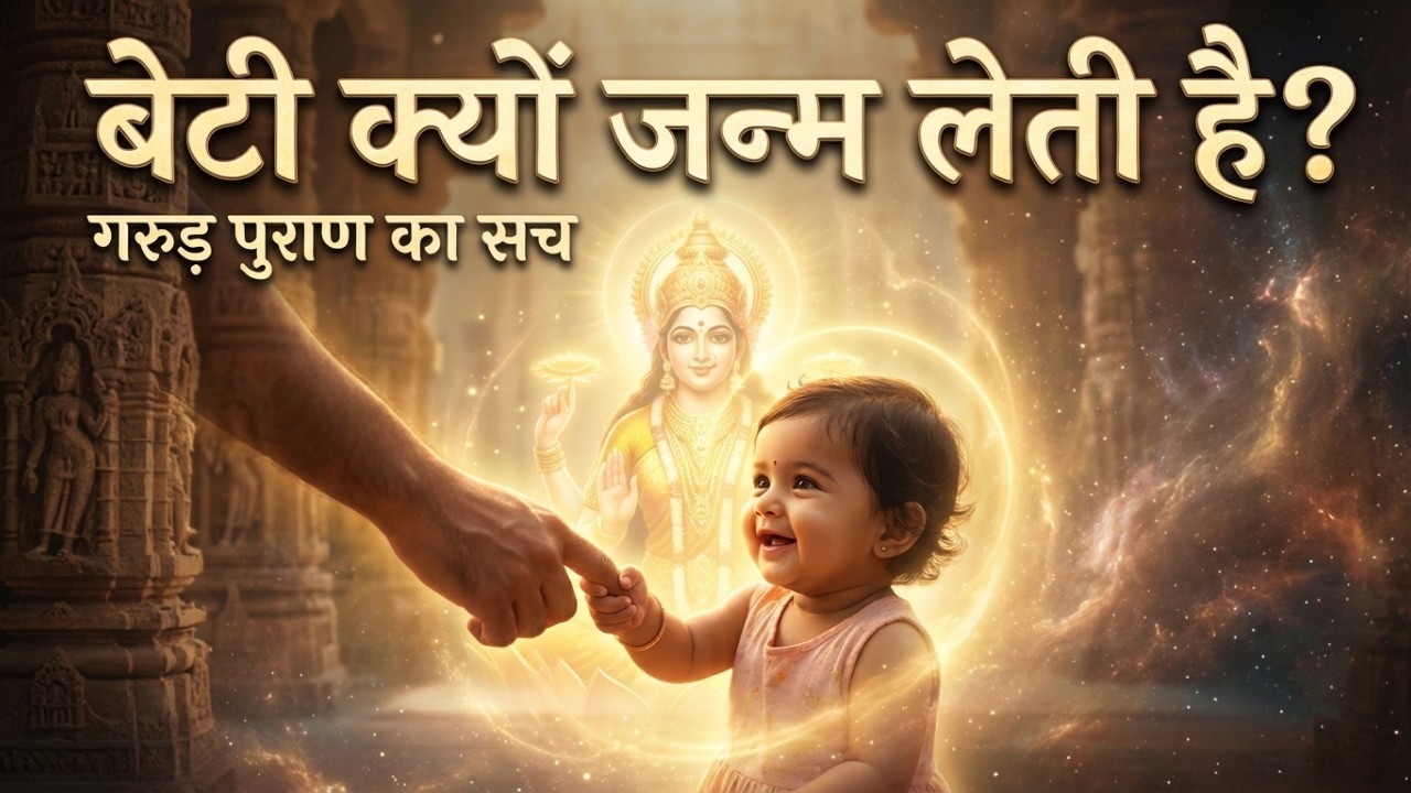 बेटी जन्म लेते ही क्यों बदल देती है घर की किस्मत? गरुड़ पुराण का कर्म रहस्य | garuda purana
