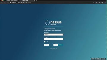 Setup Tenable Core + Nessus