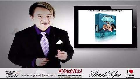 Covert Conversation Demo Video - get *BEST* Bonus and Review HERE ... :) :) :)