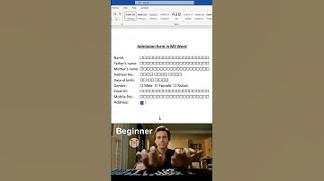 Use This Alt Key Code in MS Word and Watch Form Create Instantly! 💯 #msword #shortcut