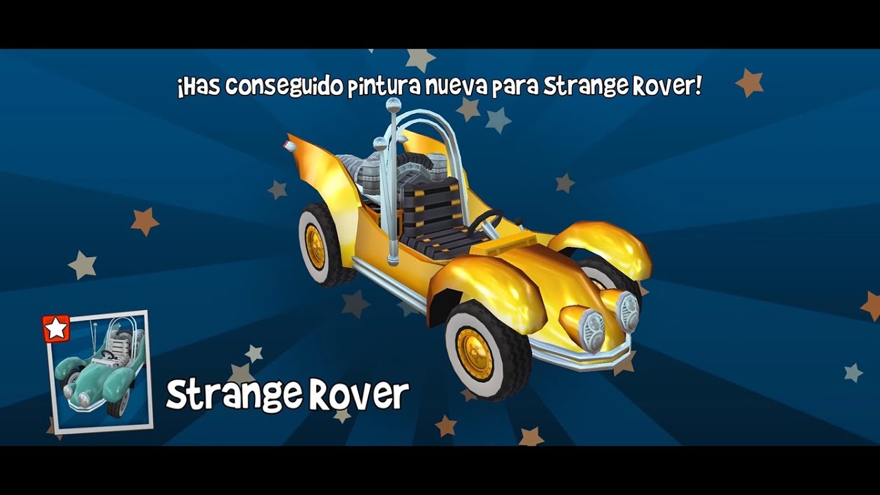 Beach Buggy Racing 2, 👑 Skin Gold Strange Rover 👑 Android #1113 - YouTube