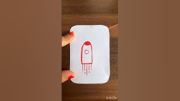 How to draw rocket 🚀🥰#shorts #drawing #simple #rocket