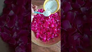 Rose gulkand recipe | #gulkand #shorts #food Rose gulkand recipe | #gulkand #shorts #food