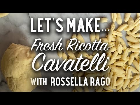 Homemade Ricotta Cavatelli - WILD GREENS & SARDINES