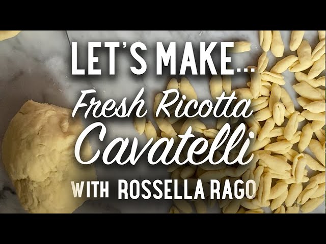 Homemade Ricotta Cavatelli - WILD GREENS & SARDINES