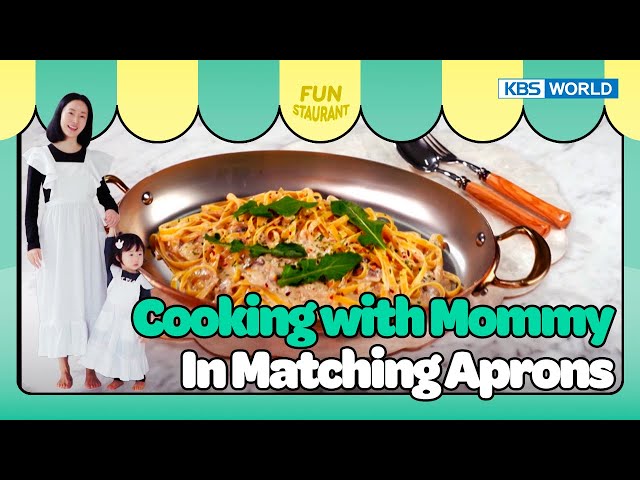 Cooking inMatching Aprons [Stars Top Recipe at Fun Staurant : EP.220-2 | KBS WORLD TV 240513 class=