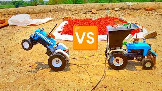how to make New Holland 🆚 New Holland💪🏻🚜 tractor competition