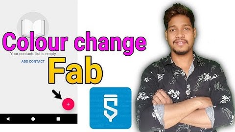 Fab colour change in sketchware hindi videos/Aauraparti