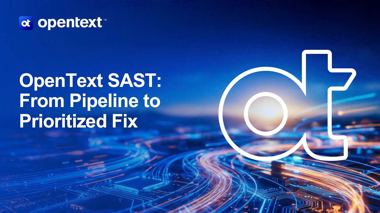 OpenText SAST Demo: Shift Left Security with CI/CD Integration, SSC ...