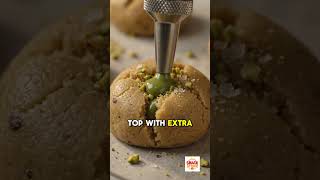 Dubai Chewy Pistachio Cookie 🍪 Gooey center, rich flavor! #DubaiCookie #PistachioCookie #Baking