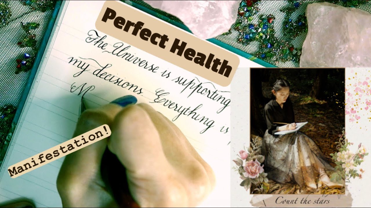 Manifest your perfect health watching this soul-soothing calligraphy video