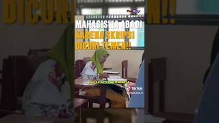 Mahasiswa abadi Krn skripsi dicuri temen!! #truestory #shorts
