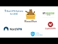 5 Best VPN Services of 2018