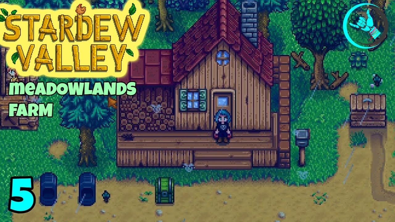 Lovely Raining Day Stardew Valley 1.6 Meadowlands Farm PART 5 YouTube