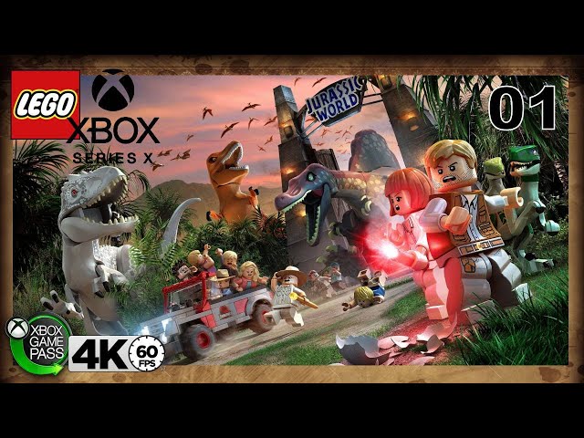 Zaczynamy Przygodę (1) LEGO Jurassic World XBOX SERIES X 4K ᵁᴴᴰ 60ᶠᵖˢ ✓  DZIECIAKI GRAJĄ - YouTube