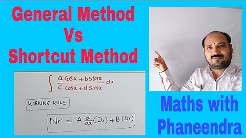 #Indefinite Integral #$acosx+b sinx/ccosx+dsinx dx #Jee Main #Eamcet #NDA#SSC #BITSAT#SHORT TRICK